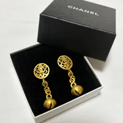 【送料無料】CHANEL/シャネル/イヤリング/アクセサリー/ゴールドカラー/ココマーク/95Pあり/刻印あり/鈴/ベル/ヴィンテージ/中古品