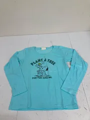 送料無料★PEANUTS ピーナッツ★長袖Tシャツ　ロンT トップス★レディース　Lサイズ　#71204sbf