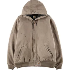 古着 カーハート Carhartt 中綿入り ダックフルジップパーカー メンズXL相当/eaa585897