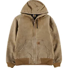 古着 カーハート Carhartt アクティブジャケット ダックフルジップパーカー メンズS相当/eaa587561