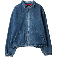 古着 90年代 ラルフローレン Ralph Lauren POLO by Ralph Lauren デニムスイングトップ スポーツジャケット USA製 メンズM相当/eaa588026