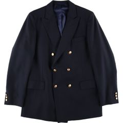 GOOVI ダブルブレストジャケット ブレザー 紺ブレ ネイビー サイズ2 