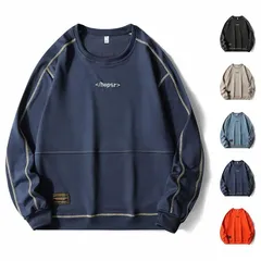 メンズ トップス トレーナー クルーネック スポーツ スウェット ファッション 秋 秋物 10代 20代 30代