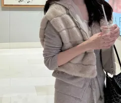 リバーシブル Ecco フェイクファー BEST ベスト