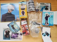 まとめ) 呪術廻戦 五条 悟 フィギュア アクリルスタンド カード