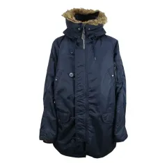 19214 ショート Schott N3B フード付き マウンテンダウンジャケット