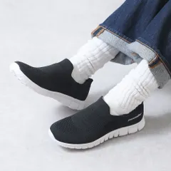 [ブラック]手を使わずに履ける靴 レディース 立ったまま履ける靴 介護靴 介護シューズ スリッポン スニーカー 室内シューズ 柔らかい 歩きやすい 立ち仕事 疲れない 履きやすい 軽い 室内 外履き 通勤 黒 敬老の日 プレゼント k157-951502