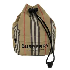 BURBERRY 巾着 ハンドバッグ ノバチェック ナイロン 8026737