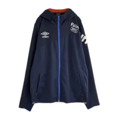 UMBRO　トラックジャケット　ジャージ　刺繍ロゴ　ワンポイント　フーディ