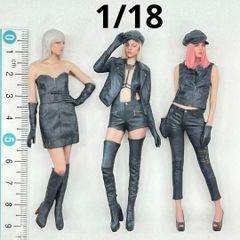 完成品 1/18 リオナ フィギュア3体 リアルフィギュア 1/64より大