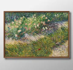 05311フィンセント ファン ゴッホ 草と蝶 A3 サイズ ポスター アート おしゃれ 絵画 インテリア 北欧 イラスト マット紙 艶消し アートパネル 額 フレーム デザイン 壁掛け ギフト 新築祝い ディスプレイ 