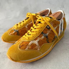 PATRICK 極美品 ツイードスニーカー 日本製 イエロー サイズ37