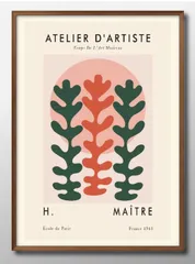 06907マティス モチーフ A3 サイズ ポスター アート おしゃれ 絵画 インテリア 北欧 イラスト マット紙 艶消し アートパネル 額 フレーム デザイン 壁掛け ギフト 新築祝い ディスプレイ 