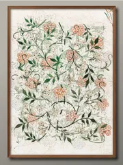 07992ウィリアム モリス ジャスミン A3 サイズ ポスター アート おしゃれ 絵画 インテリア 北欧 イラスト マット紙 艶消し アートパネル 額 フレーム デザイン 壁掛け ギフト 新築祝い ディスプレイ 