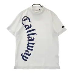 サイズ：L CALLAWAY キャロウェイ 2023年モデル モックネック半袖Tシャツ  ホワイト系 [240101582240] ゴルフウェア メンズ ストスト
