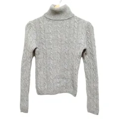 Burberry Blue Label(バーバリーブルーレーベル) 長袖セーター サイズM レディース - ライトグレー タートルネック/アルパカ