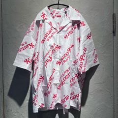 KENZO BY VERDY ボクシーシャツ オープンカラー総柄 半袖シャツ M KENZO BY VERDY ボクシーシャツ オープンカラー総柄 半袖シャツ M