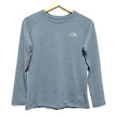 THE NORTH FACE(ノースフェイス) 長袖Tシャツ サイズM レディース美品  - ブルーグリーン