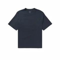 アメリカンイーグル AMERICAN EAGLE メンズ Men's 半袖 Tシャツ オーバーサイズフィット AE Oversized Crew Neck T-Shirt アイコン ワンポイント ウォッシュドブラック Washed Black