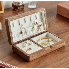 ジュエリーボックス アクセサリーケース アクセサリー収納 コンパクト ピアス ネックレス 指輪 保管 携帯 小物入れ 可愛い 旅行 大容量 宝石箱