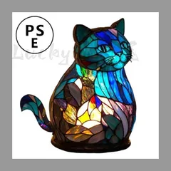 テーブルライト 置物 オブジェ カラフル ステンドグラスのようなデザイン 動物 バリエーション ネコ イルカ ニワトリ 人魚 ヤギ ライオン イヌ クマ かわいい モダン おしゃれ 玄関 装飾 プレゼント ギフト オーナメント USB充電