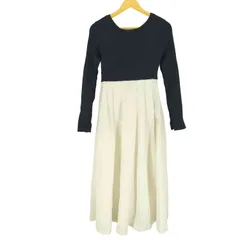 ナチュラルビューティーベーシック NATURAL BEAUTY BASIC バックシャンドッキングワンピース レディース  M