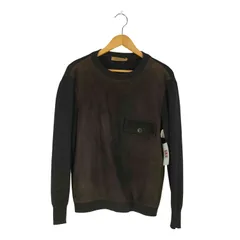 ユーズドフルギ USED古着 {{SCHIATTI C}} 60S~70S イタリア製 ヌバック切替 ニット メンズ 表記無