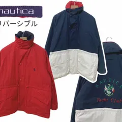90s ノーティカ リバーシブル2WAYセーリングジャケット