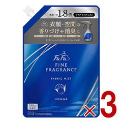 파파 파인후레그란스 패브릭 미스트 옴 리필용 540ml 리필 FaFa HOMME 리필용 3개