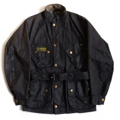 【雰囲気抜群】 BARBOUR 【 International Jacket】 34 インターナショナル オイルド モーターサイクル ジャケット  25120081