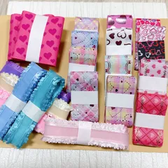 【★限定1セット★】★バレンタインに使える★ハート★グログランリボン★箔押し★まとめ売り⑨