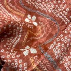 小紋 絞り 流水に花 可愛い絞り染め 正絹 着物 MK-1843