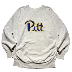 90s チャンピオン リバースウィーブ ピッツバーグ大学 カレッジスウェット 刺繍タグ前期【Lサイズ】