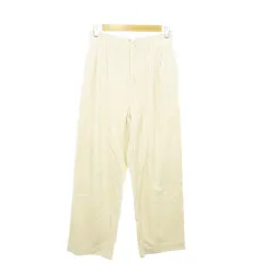 セポ CEPO パンツ コーデュロイ ワイド ストレート ハイウエスト コットン 太畝 M ライトベージュ /AO18