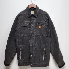 カーハート CARHARTT サンドストーン フランネルアンダーグラウンド トラクター ジャケット グレー S