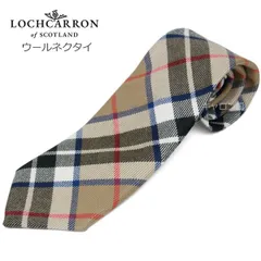新品 ネクタイ ギフト 男性 ブランド メンズ タータン ロキャロン 正規販売店 タータンチェック キャメルトンプソン