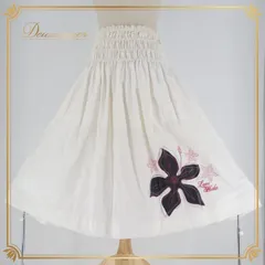 フラダンス 衣装 パウスカート フラドリーム ホワイト系 Hula Dream ブラック系 シングル 花柄 ワンポイント シンプル かわいい 華やか 明るい きれい 上品 ハワイアン アロハ フラ ダンス レッスン 練習 かわいらしい フラスタイル フラ衣装