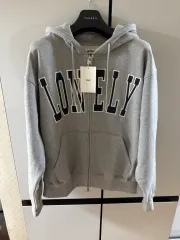 新品 ノアン LONELY フード ジップアップ m