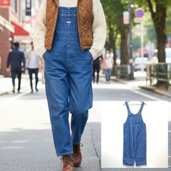 Bluco Work Garment デニムオーバーオール S - メルカリ