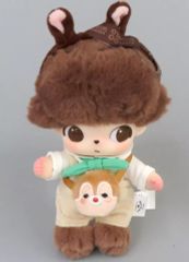 [중고] 열쇠 고리 Chip and Dale [POP MART DIMOO WORLD × 디즈니 시리즈 봉제 키 체인]