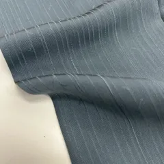 色無地 縞の地紋 一つ紋 正絹 着物 MK-1847