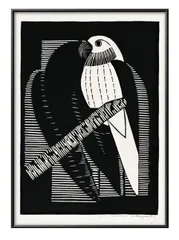 09736サミュエル メスキータ Parakeets A3 サイズ ポスター アート おしゃれ 絵画 インテリア 北欧 イラスト マット紙 艶消し アートパネル 額 フレーム デザイン 壁掛け ギフト 新築祝い ディスプレイ