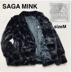 【SAGA MINK 】大判ミンクショール(リアルファー) 爆買 SAGA スカンブラウン ミンク ケープ ファーコート ファー ミンク