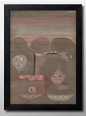 10420パウル クレー Barbarian Sacrifice A3 サイズ ポスター アート おしゃれ 絵画 インテリア 北欧 イラスト マット紙 艶消し アートパネル 額 フレーム デザイン 壁掛け ギフト 新築祝い ディスプレイ 