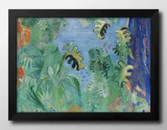 10402オスカー モール Symphonie in Gr?n A3 サイズ ポスター アート おしゃれ 絵画 インテリア 北欧 イラスト マット紙 艶消し アートパネル 額 フレーム デザイン 壁掛け ギフト 新築祝い ディスプレイ 