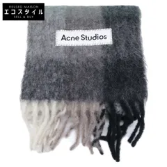 ACNE STUDIOS アクネ ストゥディオズ 【美品】CA0084 モヘアチェック スカーフ 250 x 28 cm