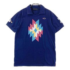 ☆新品 BEAMS GOLFビームスゴルフ バンダナ柄 ハーフジップ シャツ L