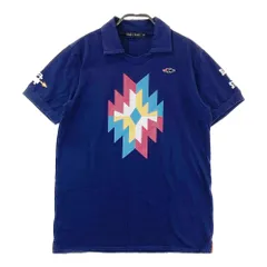 サイズ：M ROUGH&SWELL ラフアンドスウェル RSM-21028 襟付 半袖Tシャツ  ネイビー系 [240101542695] ゴルフウェア メンズ ストスト