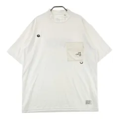 サイズ：LL PW CIRCULUS ピーダブリュサーキュラス  ポケット付き モックネック半袖Tシャツ  ホワイト系 [240101543357] ゴルフウェア メンズ ストスト