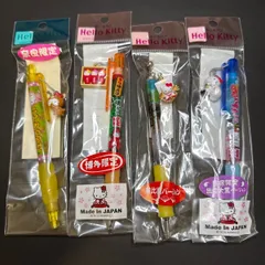 サンリオ　ハローキティ　ご当地　ボールペン　島根　金比羅　博多　奈良　4点まとめ売り